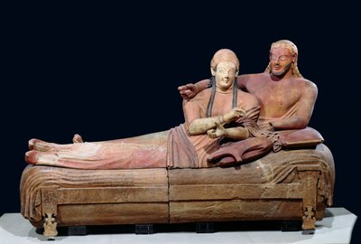 Sarcophagus of the Spouses, 525-500 BC by Etruscan
